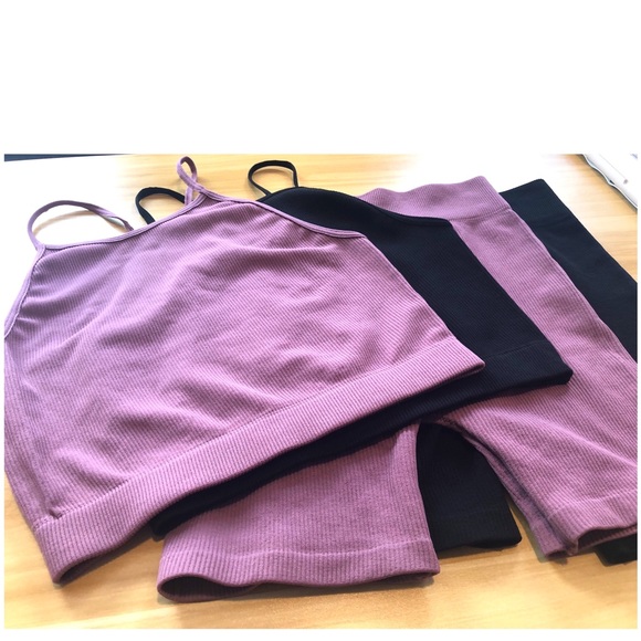 SOLD OUT! Black Ribbed Set - Picture 8 of 9